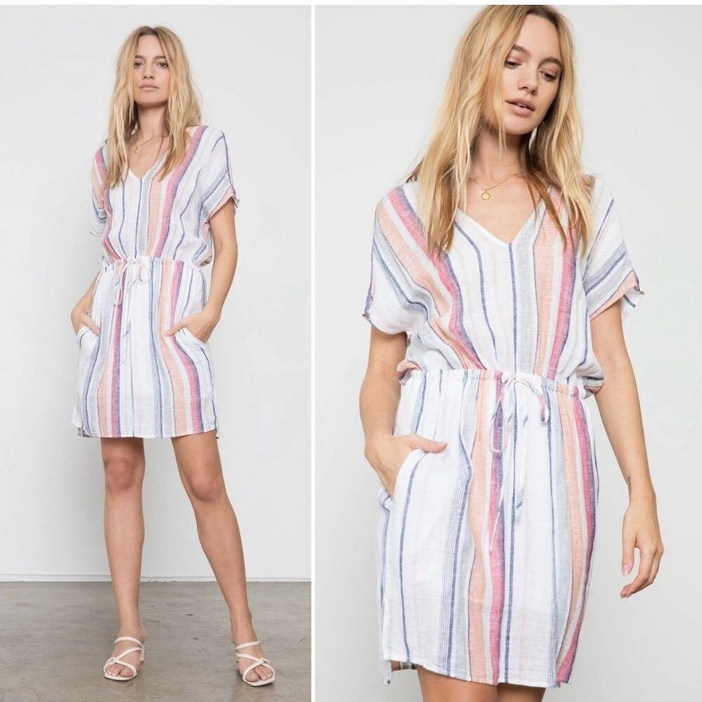 RAILS Wren Marrakesh Stripe Tunic Caftan Dress in Marrakesh Stripe Sz large